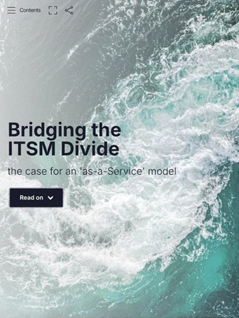 Bridging the ITSM Divide with an As-a-Service Model cover