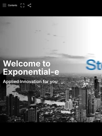 Welcome to Exponential-e Applied Innovation cover