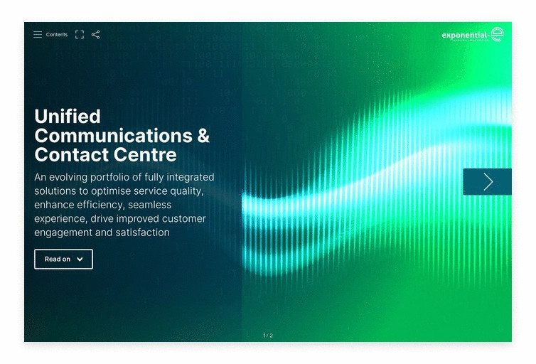Unified Communications & Contact Centre - An evolving portfolio of fully integrated solutions to optimise service quality, enhance efficiency, seamless experience, drive improved customer engagement and satisfaction